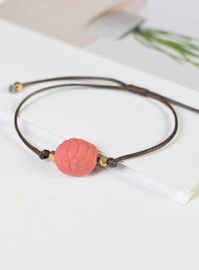 2026时尚新款小众设计小乌龟壳陶瓷手链富甲天下龟背卡通可爱情侣