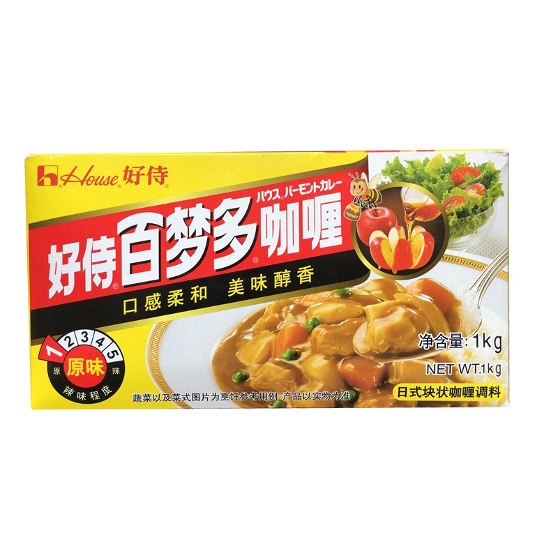 好侍爪哇风味咖喱块百梦多原味日式咖喱970g商用咖喱鸡肉饭调料-图2