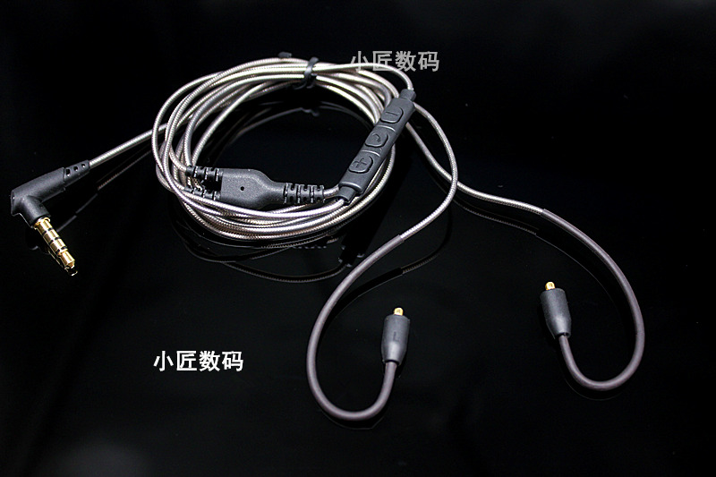 DIY耳機升級線材 mmcx帶線控全相容無氧銅線 mmcx插針耳機適用