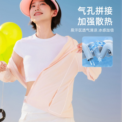 六只兔子夏季薄款防晒衣女透气不闷热修身防晒服防紫外线女士外套