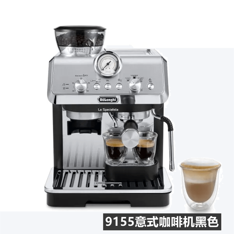 BREVILLE铂富咖啡机876/878半自动家用意式磨豆/德龙咖啡机EC9155-图1