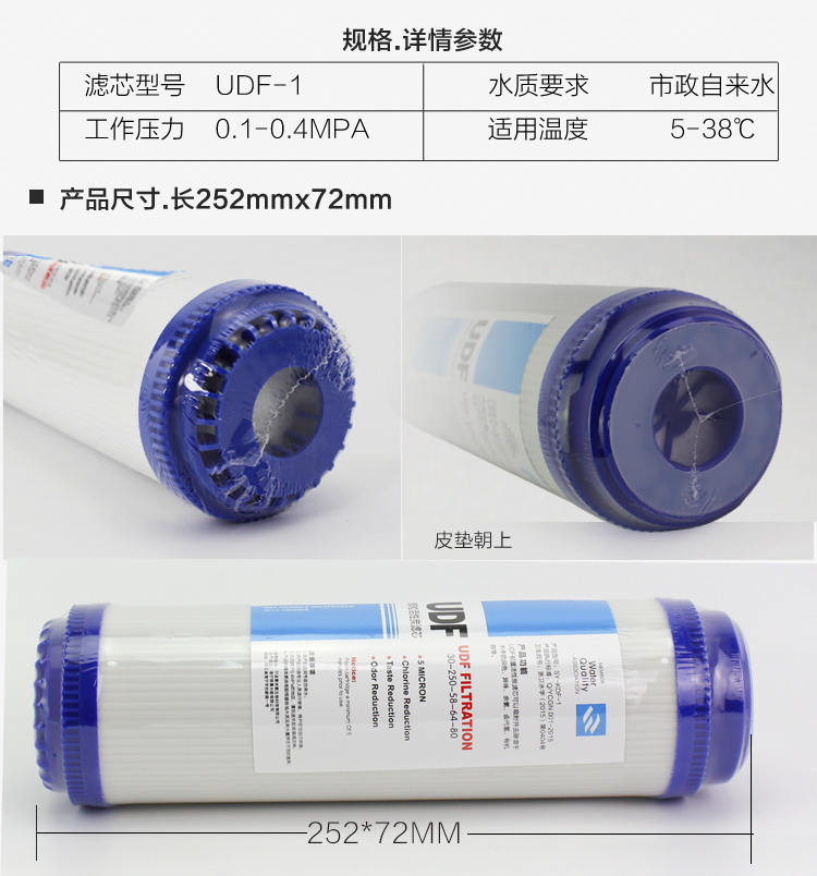 适配海尔净水器滤芯HRO50-5B/5029/7529/4H29-4 PP棉活性炭RO膜芯-图2