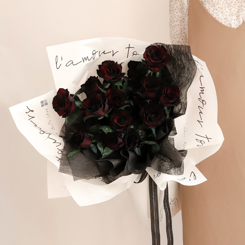 花喜爱简约网红包装纸加厚牛皮纸ins清新花束包装材料英文艺术纸,淘宝优惠券,粉丝福利购,淘宝优惠卷