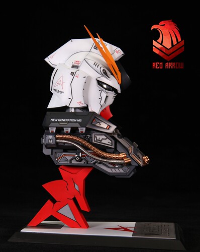 1/35高达头像   RX-93牛高达头像模型   树脂白模  全新现货 - 图1