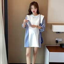 Gestational Dress Ocean Dress Summer Do Nt Touch Personality Splicing Gufeng Design Advanced Sensory Tidal Temperament Summer Dress