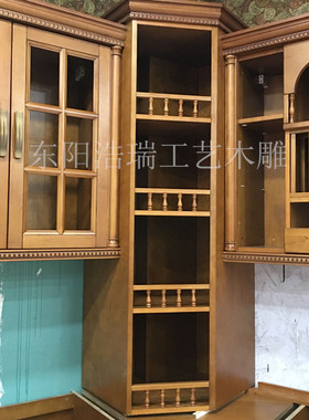 小葫芦圆柱头整体围栏东阳木雕