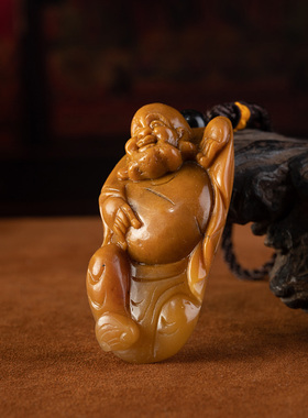 黄龙玉细腻挂件吊坠包邮