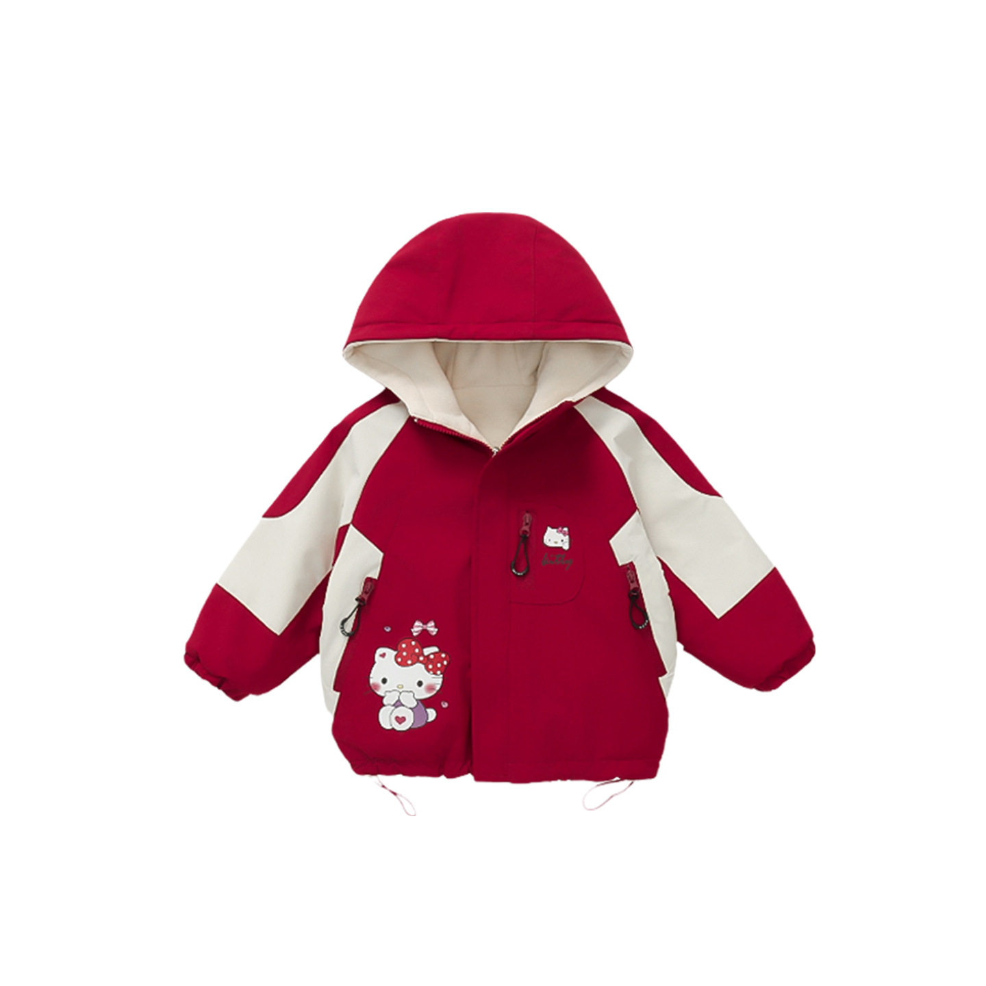 女童外套秋冬装加绒加厚儿童冲锋衣宝宝2026新冬季洋气女孩衣服潮,淘宝优惠券,粉丝福利购,淘宝优惠卷