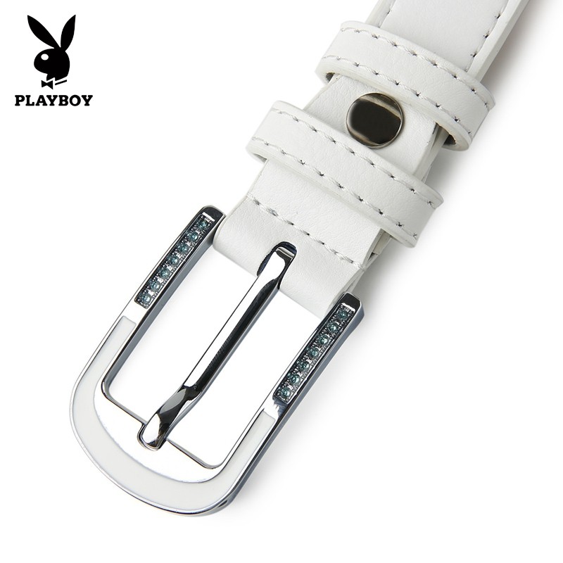 花花公子皮带女款真皮腰带女式牛皮腰带女士配牛仔裤带白色宽新款,淘宝优惠券,粉丝福利购,淘宝优惠卷