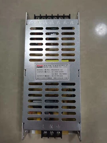 百纳MJ电源LED显示屏专用电源单双色5V40A200W变压器电子屏开关 - 图2