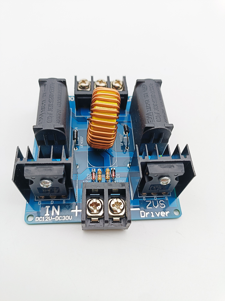 ZVS特斯拉线圈电源升压高压发生器驱动板感应加热模块制作套-图1