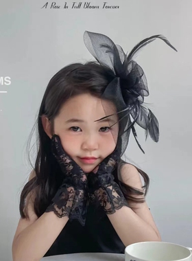晚宴头饰派对欧美女四季网纱帽