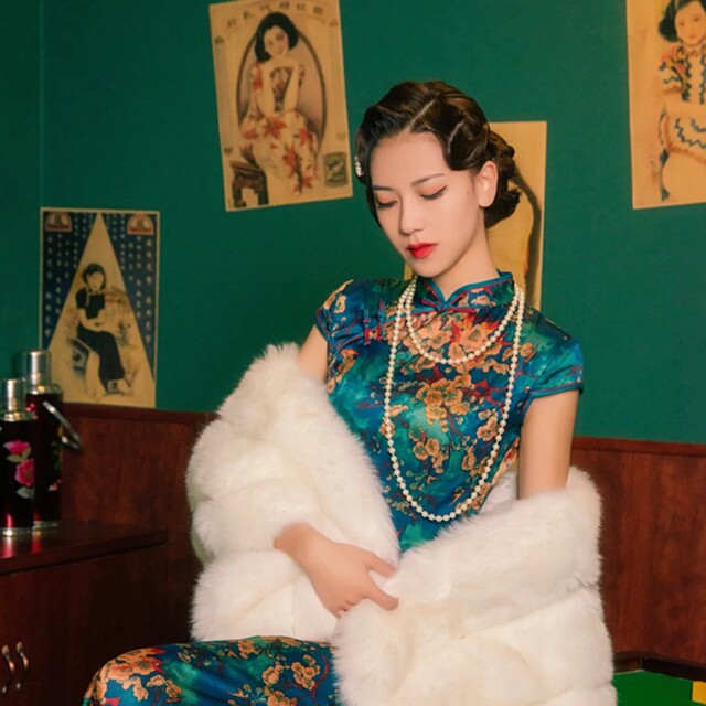 Pearl necklace necklace multi-night Shanghai Hepburn same style