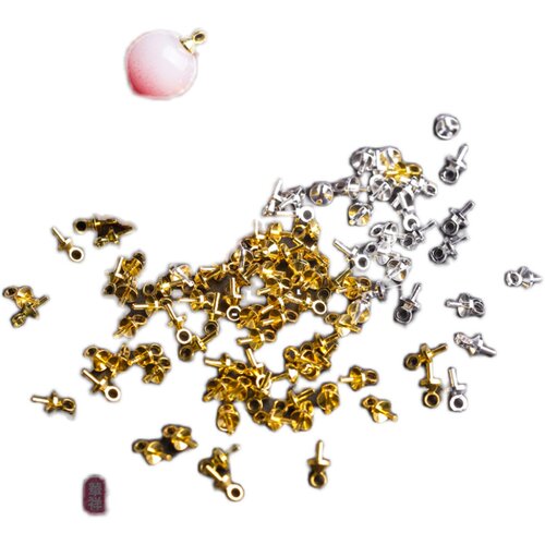 20颗 纯铜羊眼吊帽吊坠吊环 手工diy制作耳环发饰串珠吊坠材料 - 图3