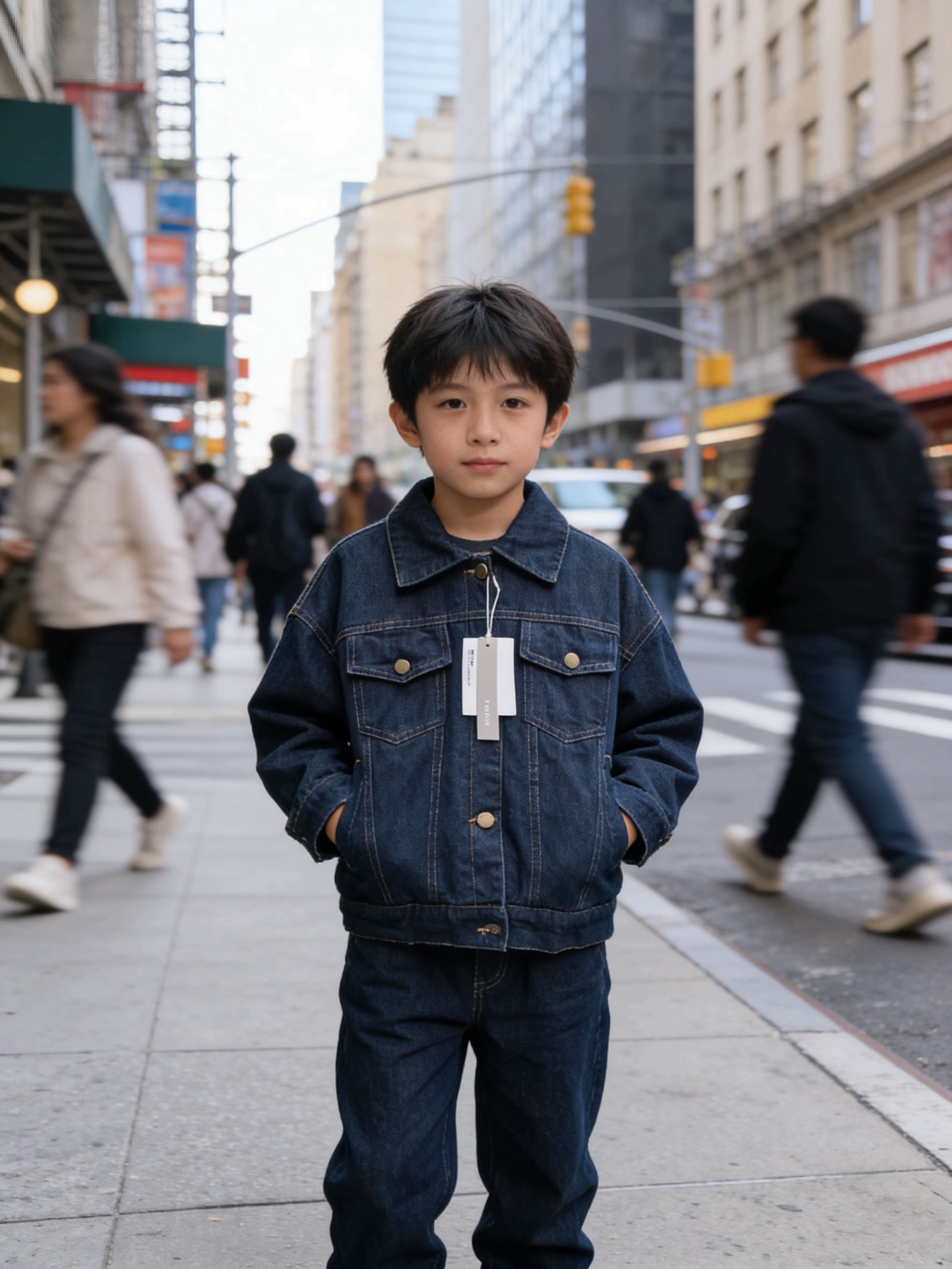 2026新款男女中童牛仔外套加毛棉服春秋冬款儿童洋气时髦夹克上衣,淘宝优惠券,粉丝福利购,淘宝优惠卷