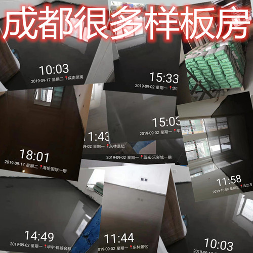 成都星壁虎自流平水泥施工地坪漆木地板精准找平环保快速施工 - 图1