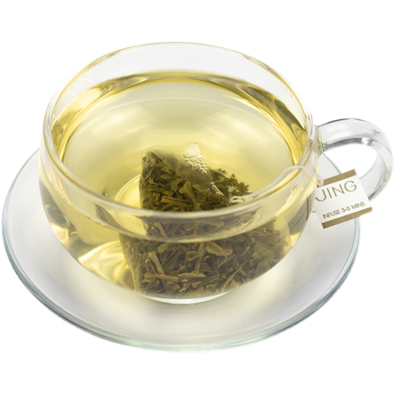 英国JING tea毛尖绿茶 green tea品质三角茶包袋泡茶小袋装茶叶-图3