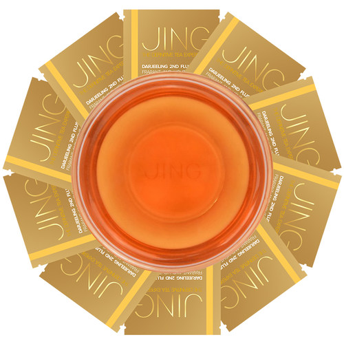英国JING TEA DARJEELING夏摘印度大吉岭红茶三角茶包20入茶包 - 图3