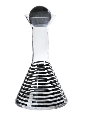 烟灰色条纹玻璃样板间售楼处摆件