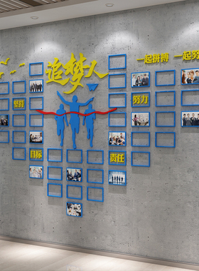 员工天地风采风荣誉团队形象墙贴