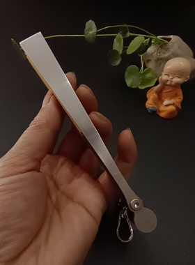 徽宝堂迷你全金属女士扇武器折扇