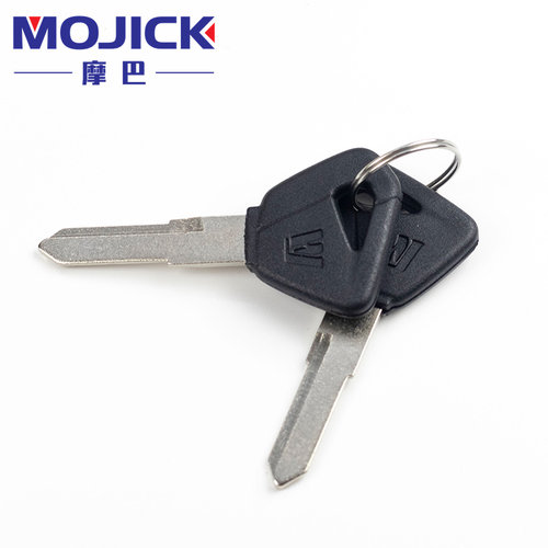 踏板车配件适用豪爵摩托车VF100/125 HJ100T-7F/8原装钥匙胚 锁匙 - 图2