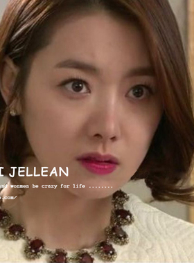 大锆石项链吉莉安大锆石短项链女