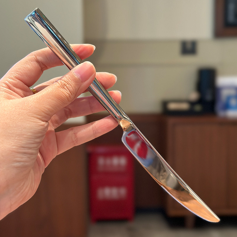 两件套装！304不锈钢西餐刀餐具刀沙拉叉子二件套牛排刀家用欧式,淘宝优惠券,粉丝福利购,淘宝优惠卷