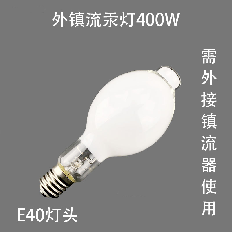 外整流高压汞灯防水水银灯HF300W400W500W1000W外镇流水银灯灯泡 - 图1