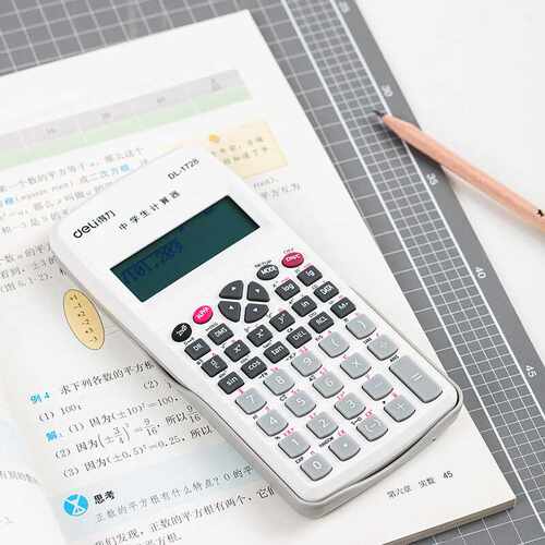 得力科学计算器函数微积分矩阵复数方程991学生考试DL-1728计算机 - 图0