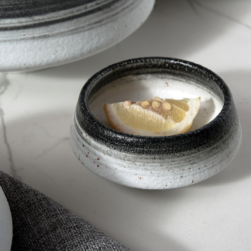 陶瓷7寸水果沙拉碗4寸日式碗釉下彩圆形小清新圆钵面碗个性餐具