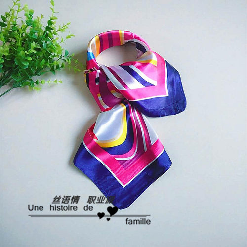 职业方巾丝巾中国移动通信营业厅丝巾移动方巾带移动LOGO移动新款 - 图0