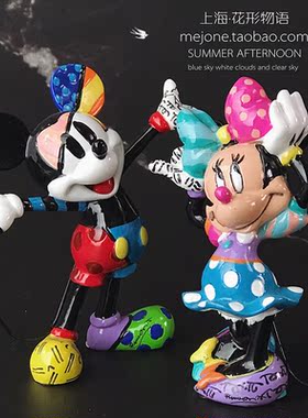 britto米奇卡通雕像美国摆件