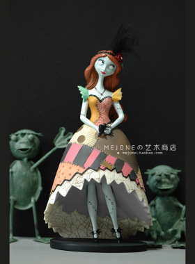 《圣诞夜惊魂》周边暗黑哥特风摆件Jack Skellington美迪士尼杰克