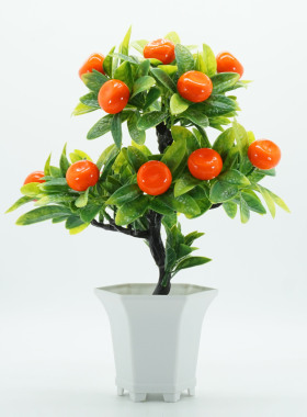 仿真水果塑料花盆栽婚庆假花盆景