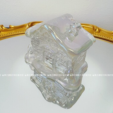 冰雕透明雪乡小屋小夜灯梦幻装饰灯多彩发光装饰摆件旅行伴手礼