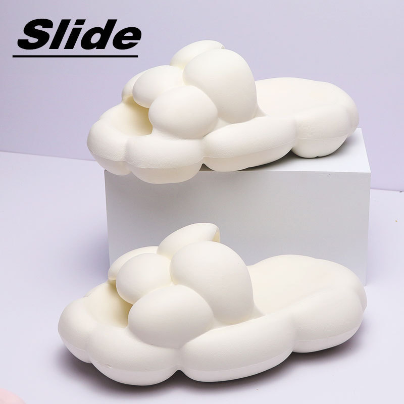 进口新款蛋蛋鞋大厚底踩屎感凉拖鞋女夏季防滑家居拖鞋家用室内凉 - 图1