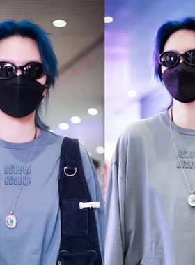 布契拉提风雏菊花吊坠项链925银