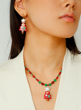 圣诞节礼物彩色串珠珍珠琉璃套装