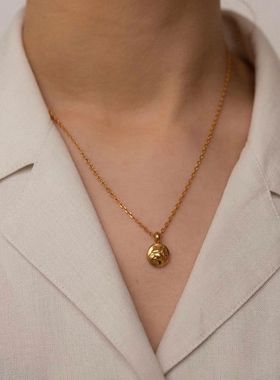 豹子图案小众设计项链女