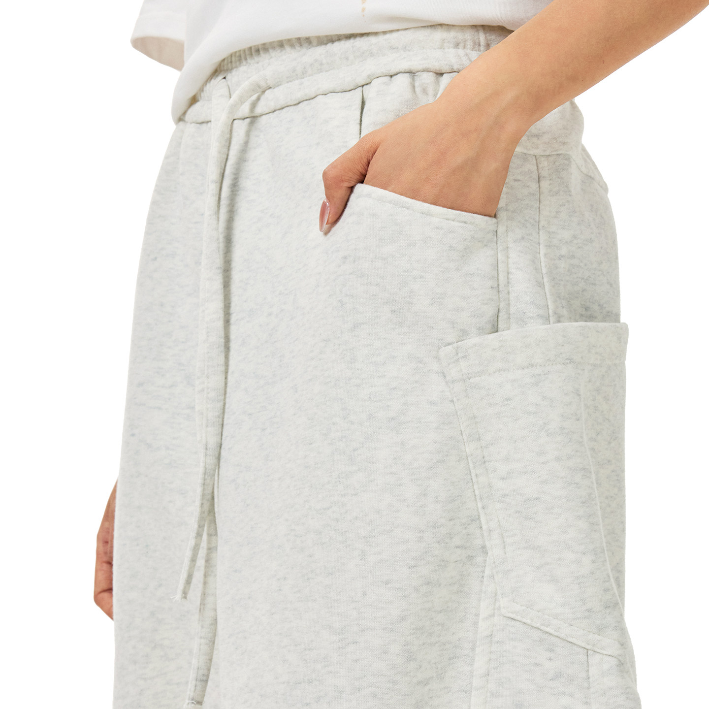 丛林老虎多口袋慵懒松弛感重磅卫裤男宽松bf风运动休闲阔腿弯刀裤,淘宝优惠券,粉丝福利购,淘宝优惠卷