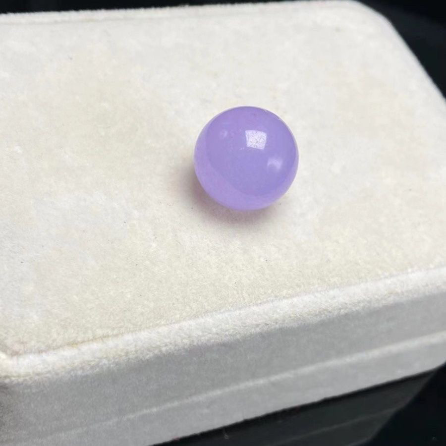 缅甸翡翠单珠冰种紫罗兰散珠玉珠子紫色翡翠DIY配饰手链项链配珠,淘宝优惠券,粉丝福利购,淘宝优惠卷