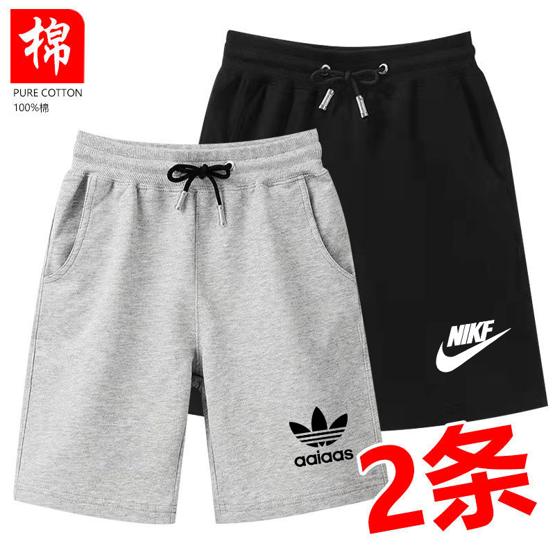 100%纯棉夏季外穿男士休闲裤五分裤短裤宽松直筒加肥加大码运动裤,淘宝优惠券,粉丝福利购,淘宝优惠卷