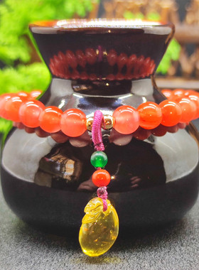 天然手串水晶凉山南红玛瑙