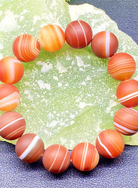 男巴西玛瑙民族风磨砂