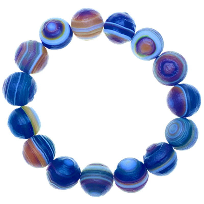 外蒙阿拉善玛瑙手串戈壁石眼睛石玛瑙手链葡萄干水晶原石女玉石男