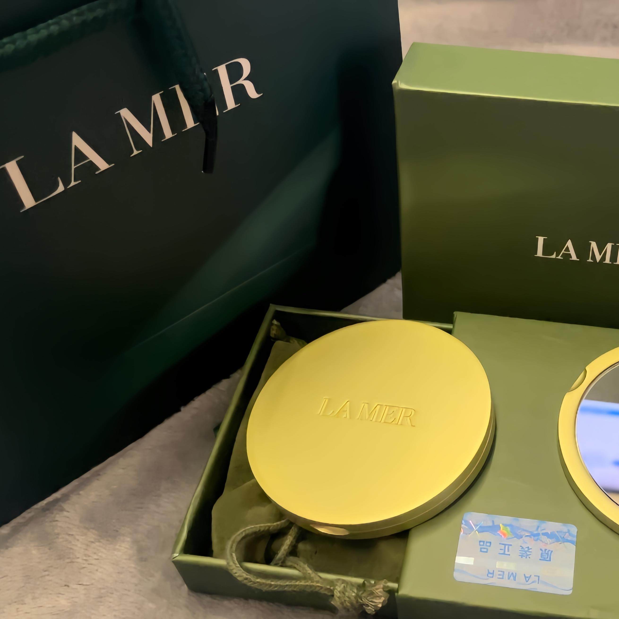lamer小镜子伴手礼 大牌奢侈品便携随身化妆镜包包内手持折叠镜子,淘宝优惠券,粉丝福利购,淘宝优惠卷