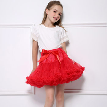 ເດັກນ້ອຍຍິງ tutu skirt fluffy ເດັກນ້ອຍ ballet ເດັກນ້ອຍ princess