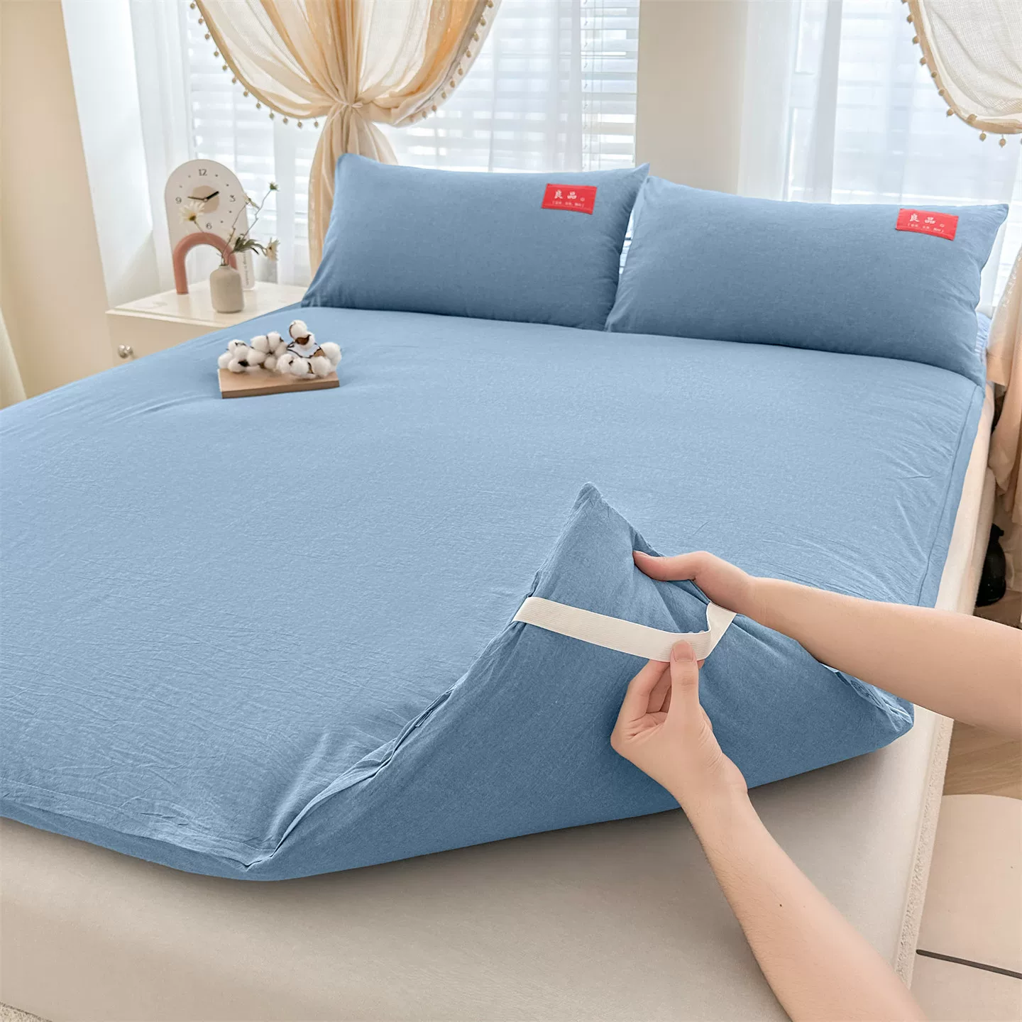 Cotton detachable mattress, bedding