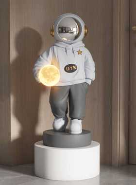 背包款客厅太空宇航员摆件夜光